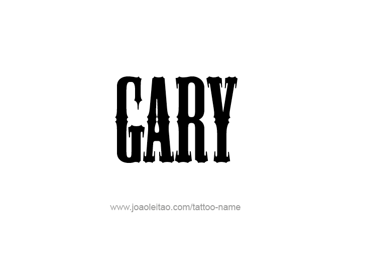 Tattoo Design  Name Gary   