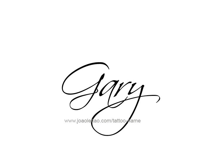 Tattoo Design  Name Gary   