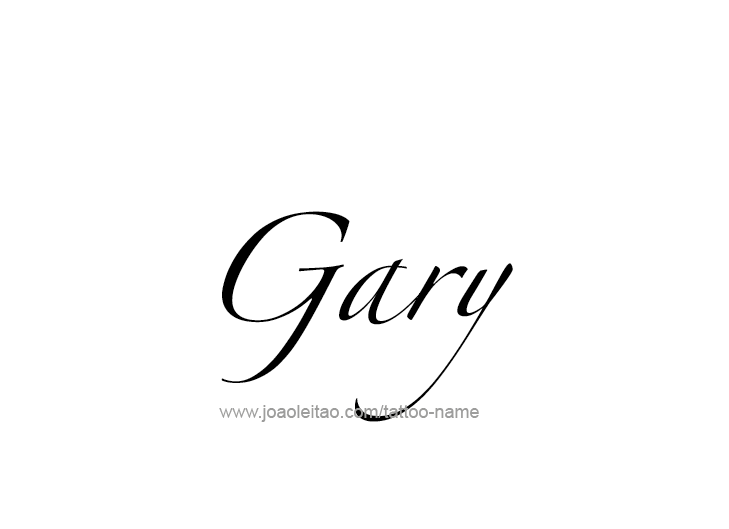 Tattoo Design  Name Gary   