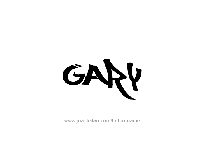 Tattoo Design  Name Gary   