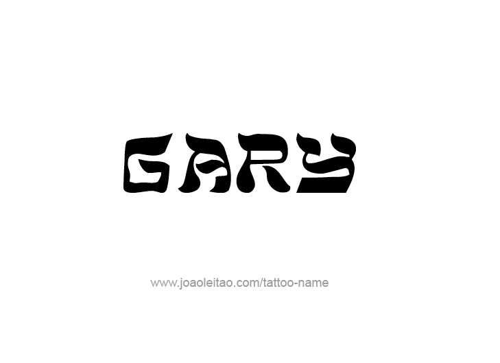 Tattoo Design  Name Gary   