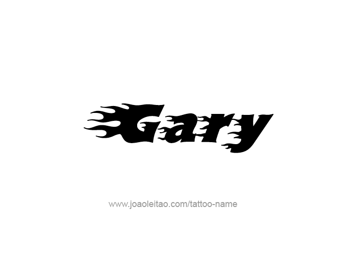 Tattoo Design  Name Gary   