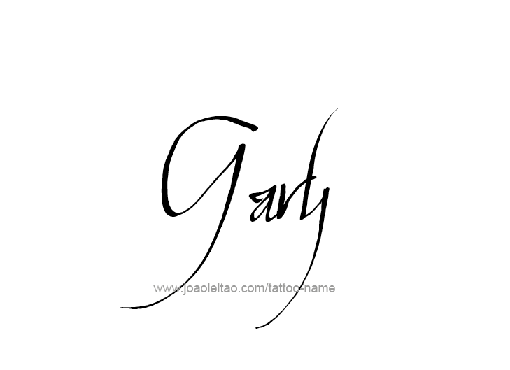 Tattoo Design  Name Gary   