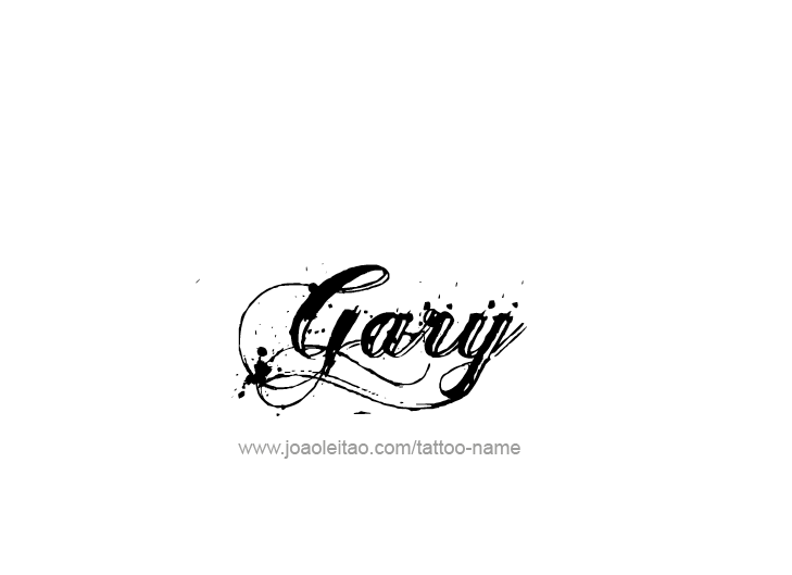 Tattoo Design  Name Gary   