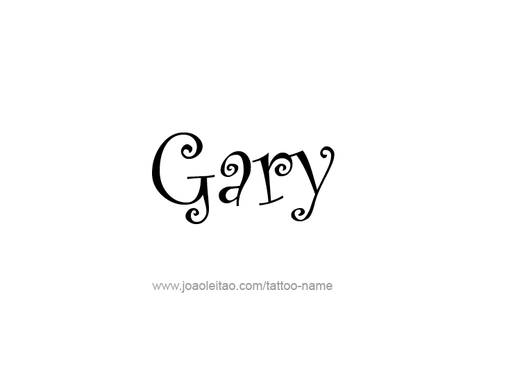 Tattoo Design  Name Gary   