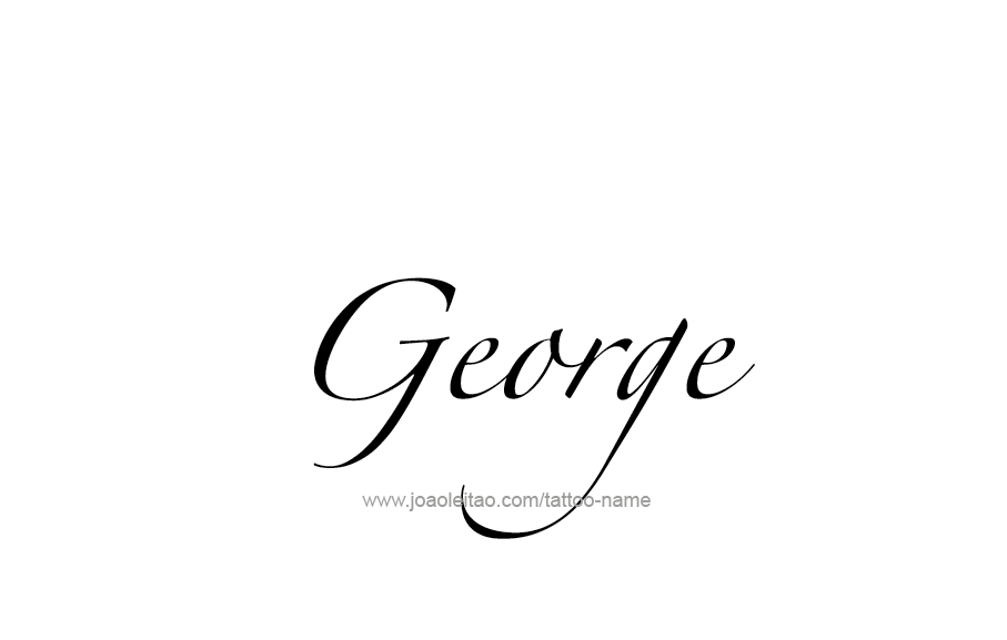 Tattoo Design  Name George   