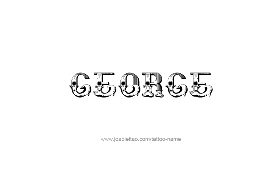 Tattoo Design  Name George   