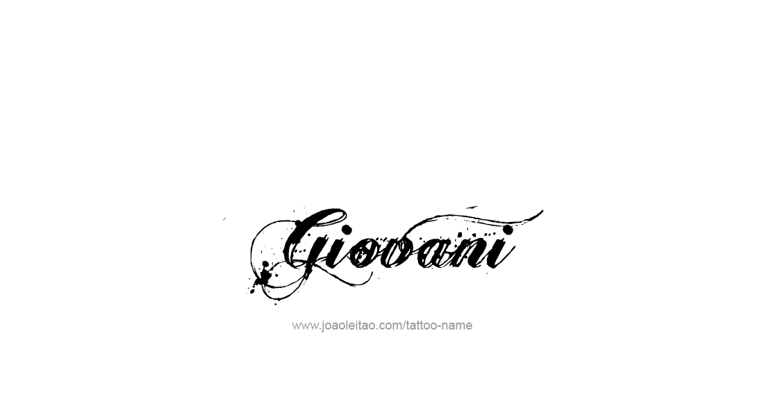 Tattoo Design  Name Giovani   