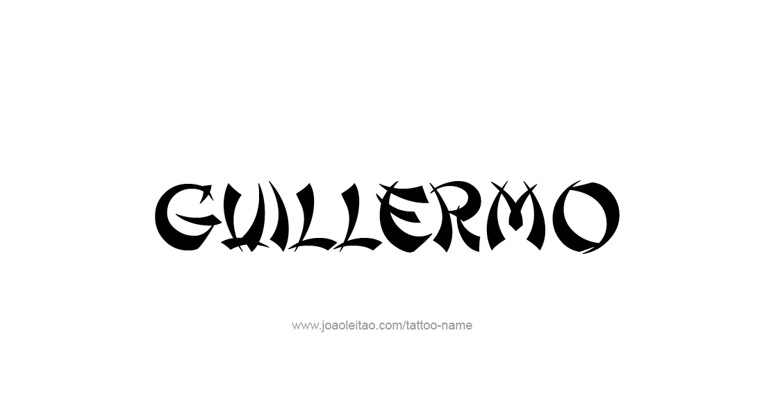 Tattoo Design  Name Guillermo