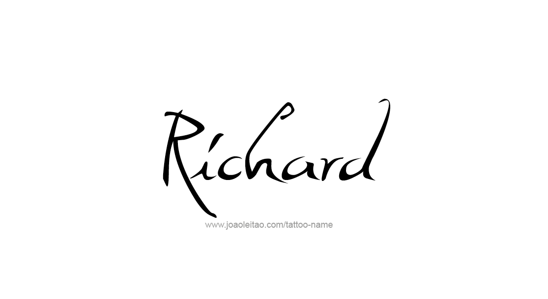 Tattoo Design  Name Richard   