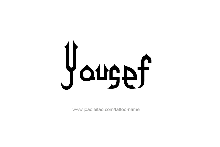 Tattoo Design  Name Yousef   