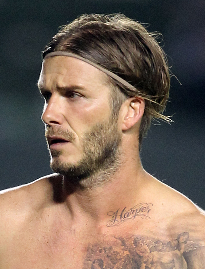 David Beckham Name Tattoo