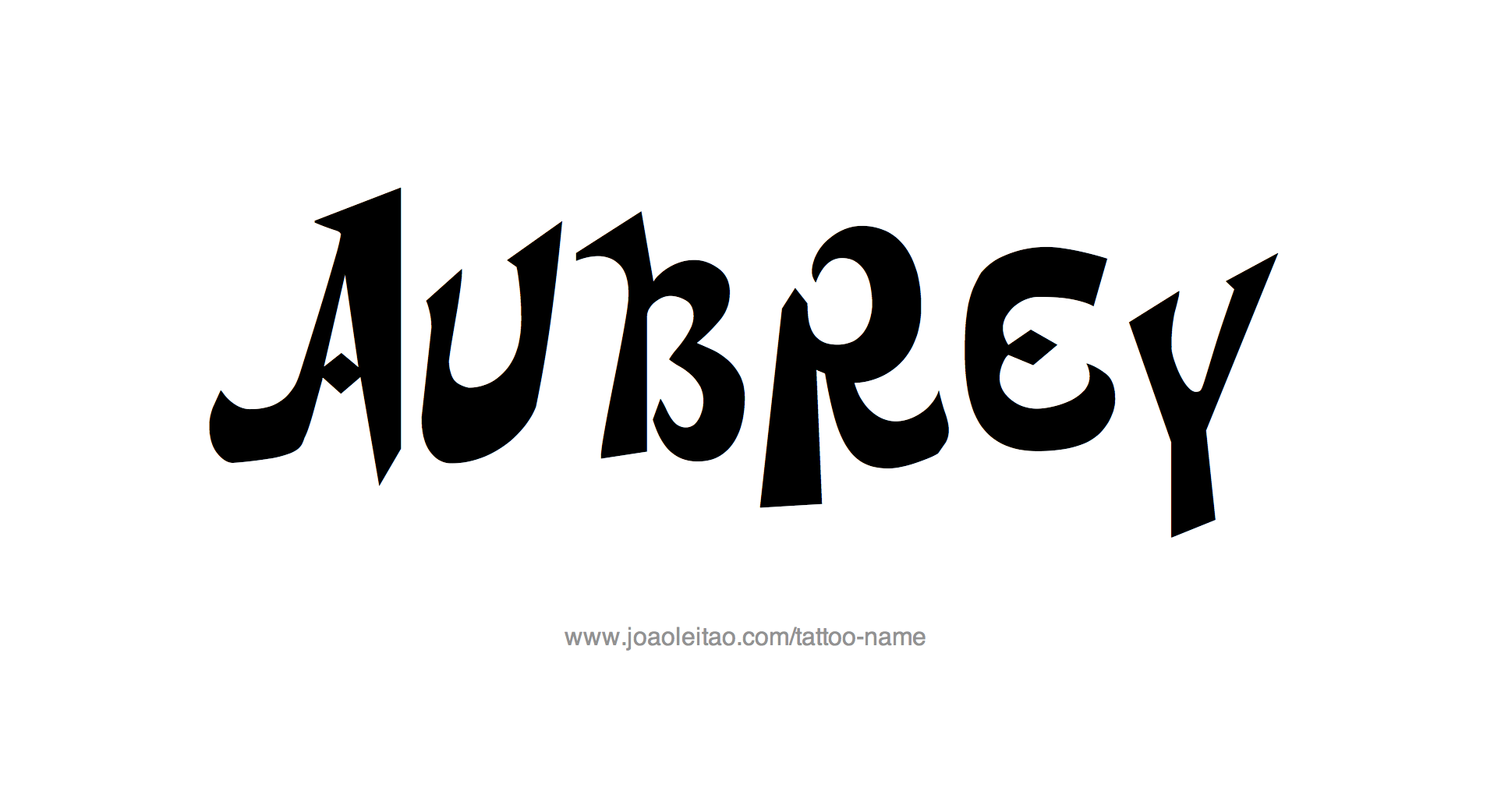 Tattoo Design Name Aubrey 