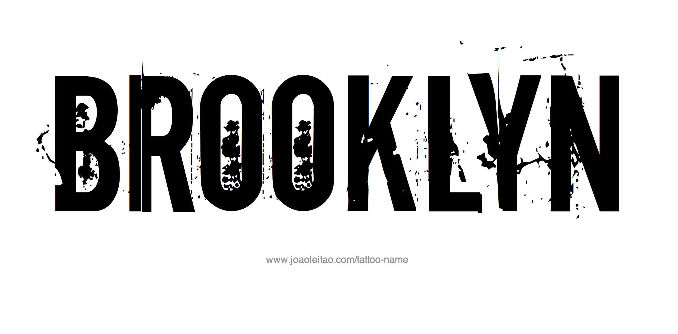 Tattoo Design Name Brooklyn 