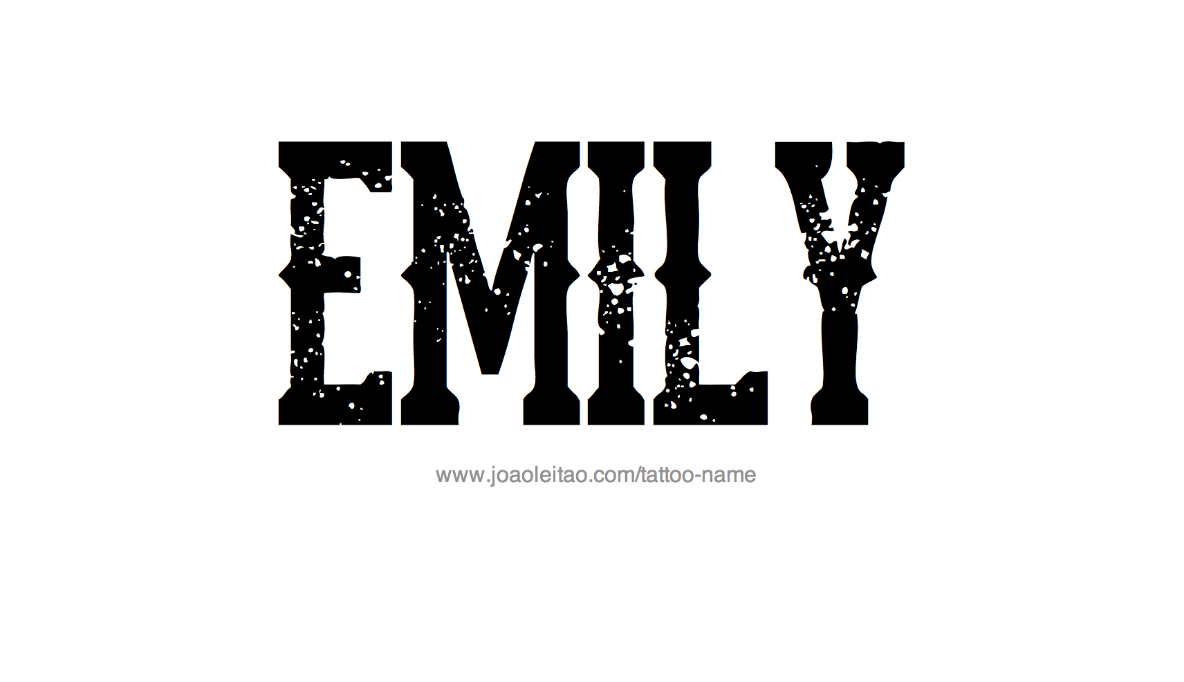 Tattoo Design Name Emily