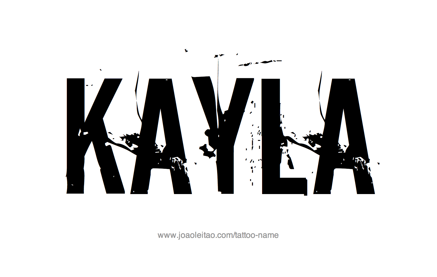 Tattoo Design Name Kayla