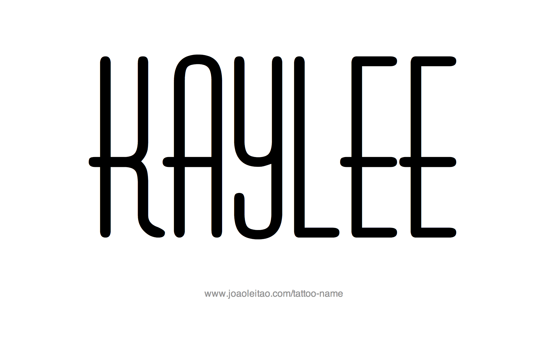 Tattoo Design Name Kaylee 