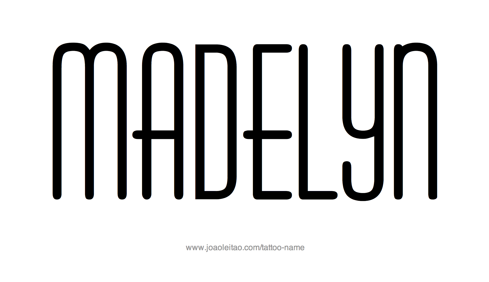Tattoo Design Name Madelyn 