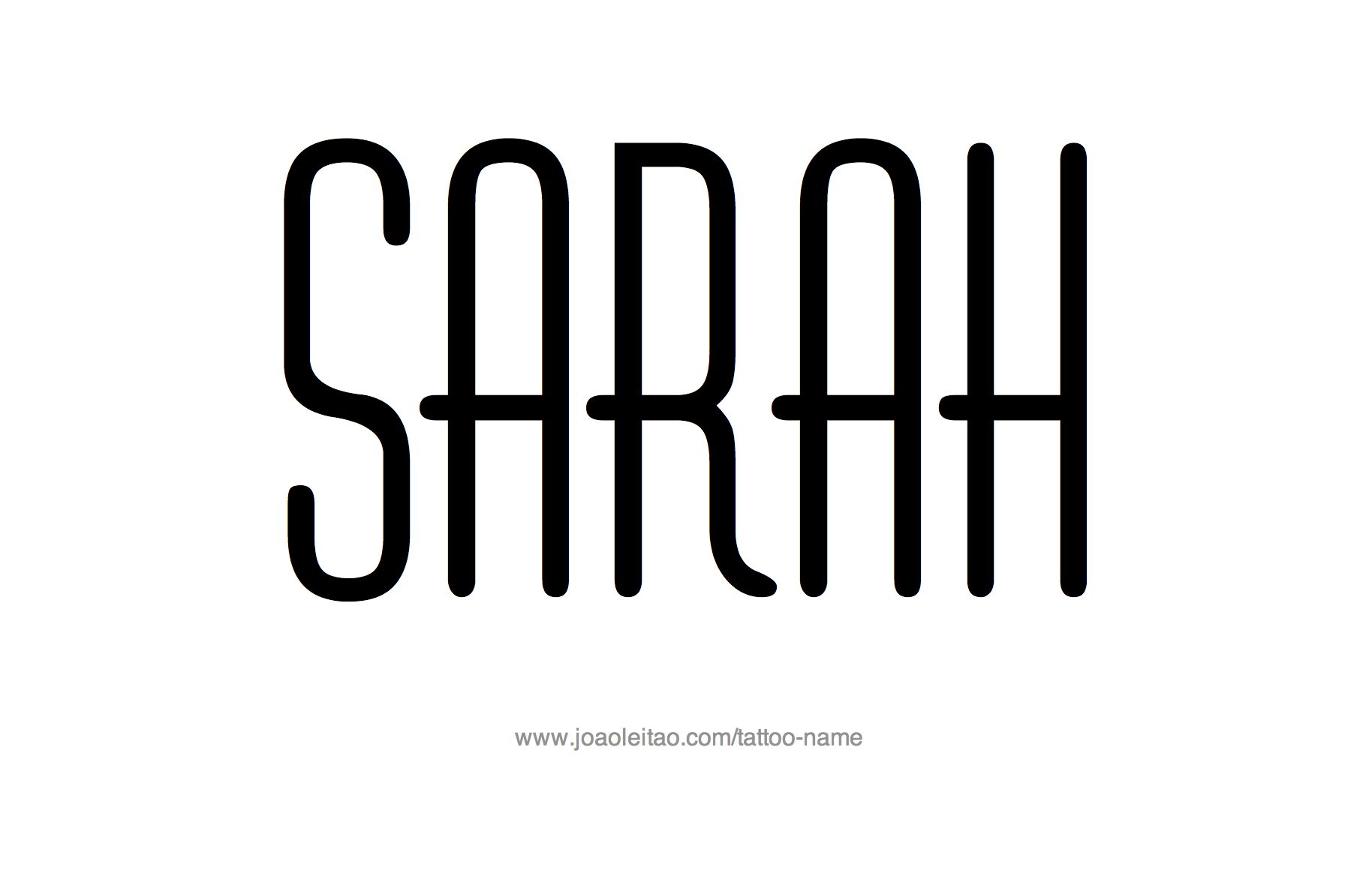 Tattoo Design Name Sarah 