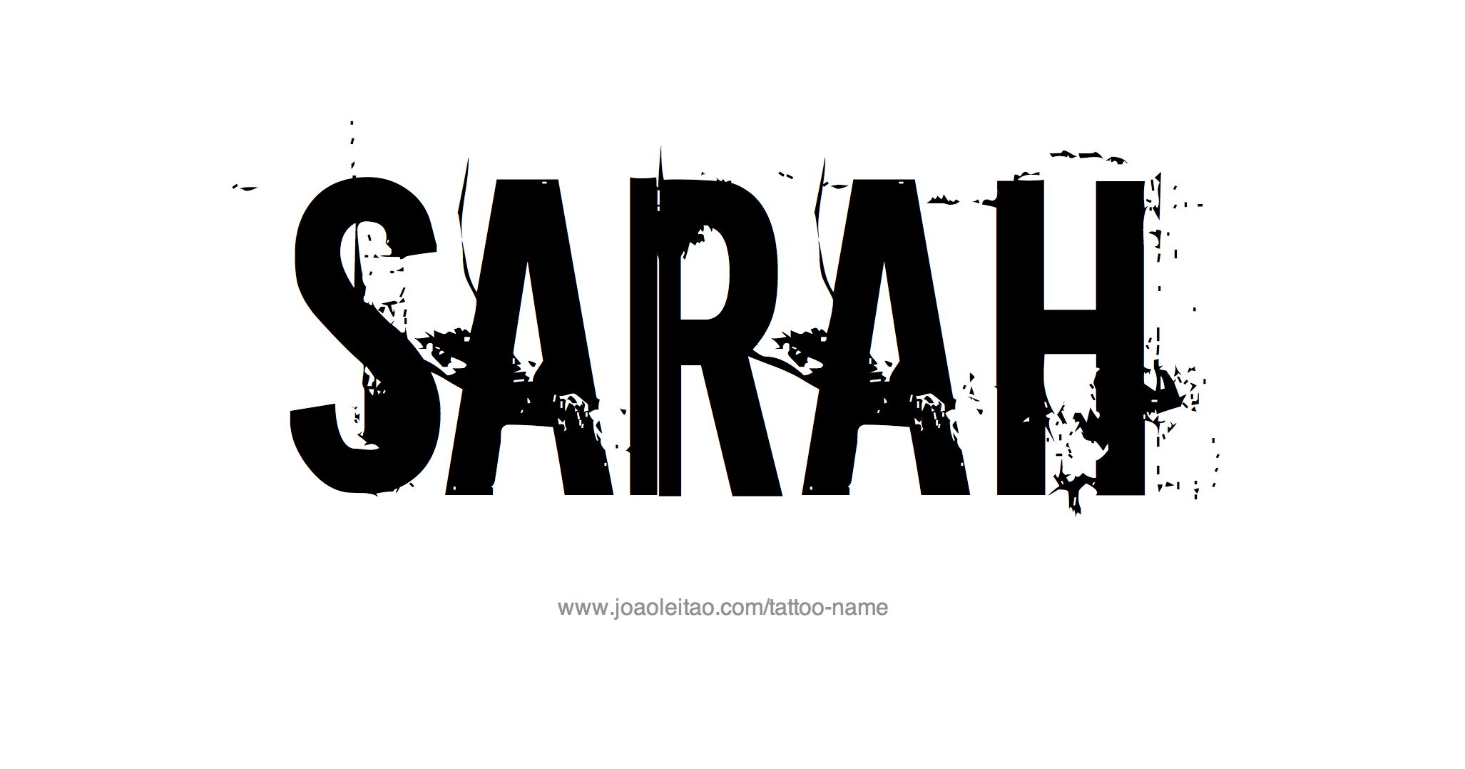 Tattoo Design Name Sarah 