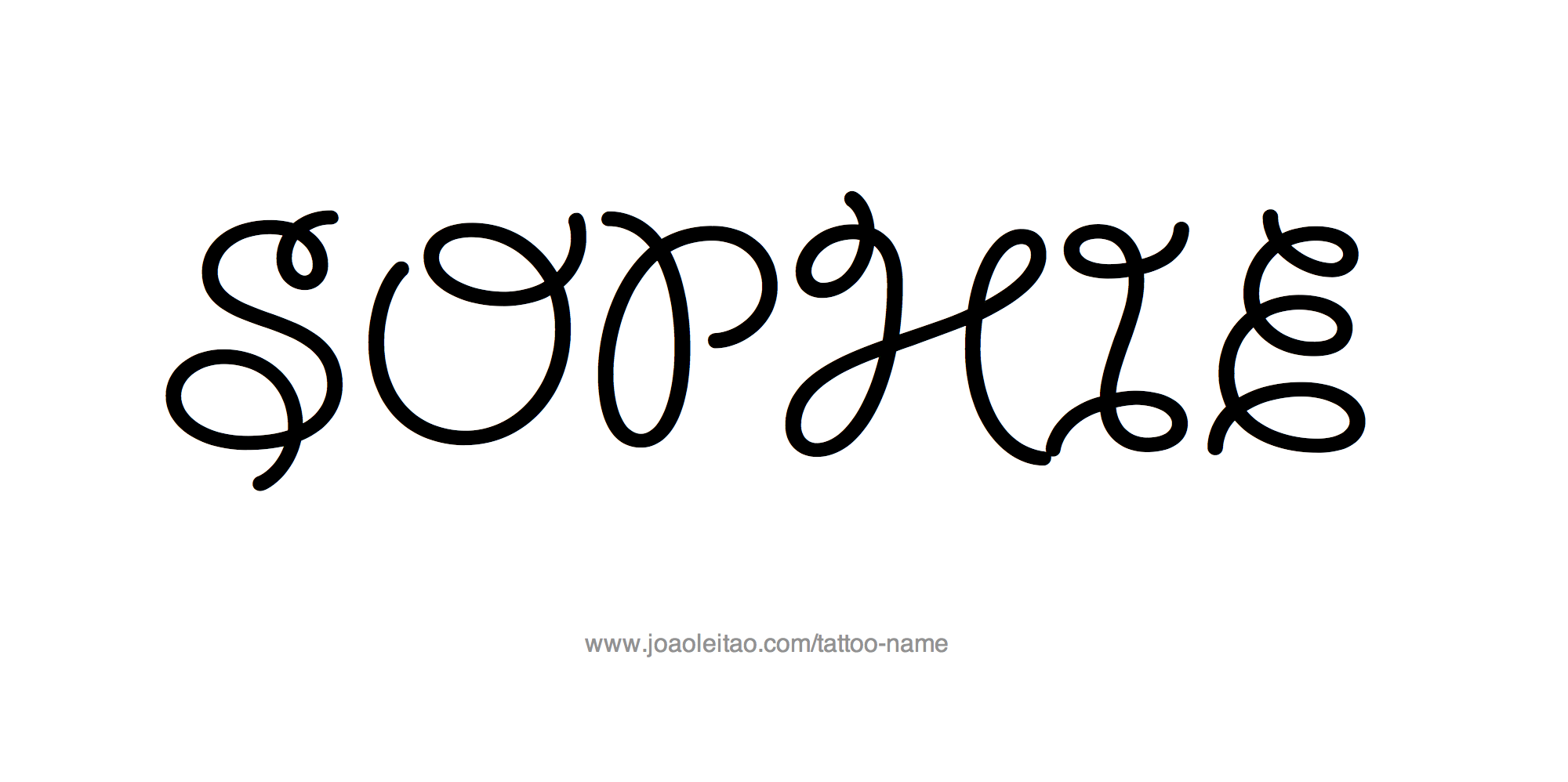 Tattoo Design Name Sophie 