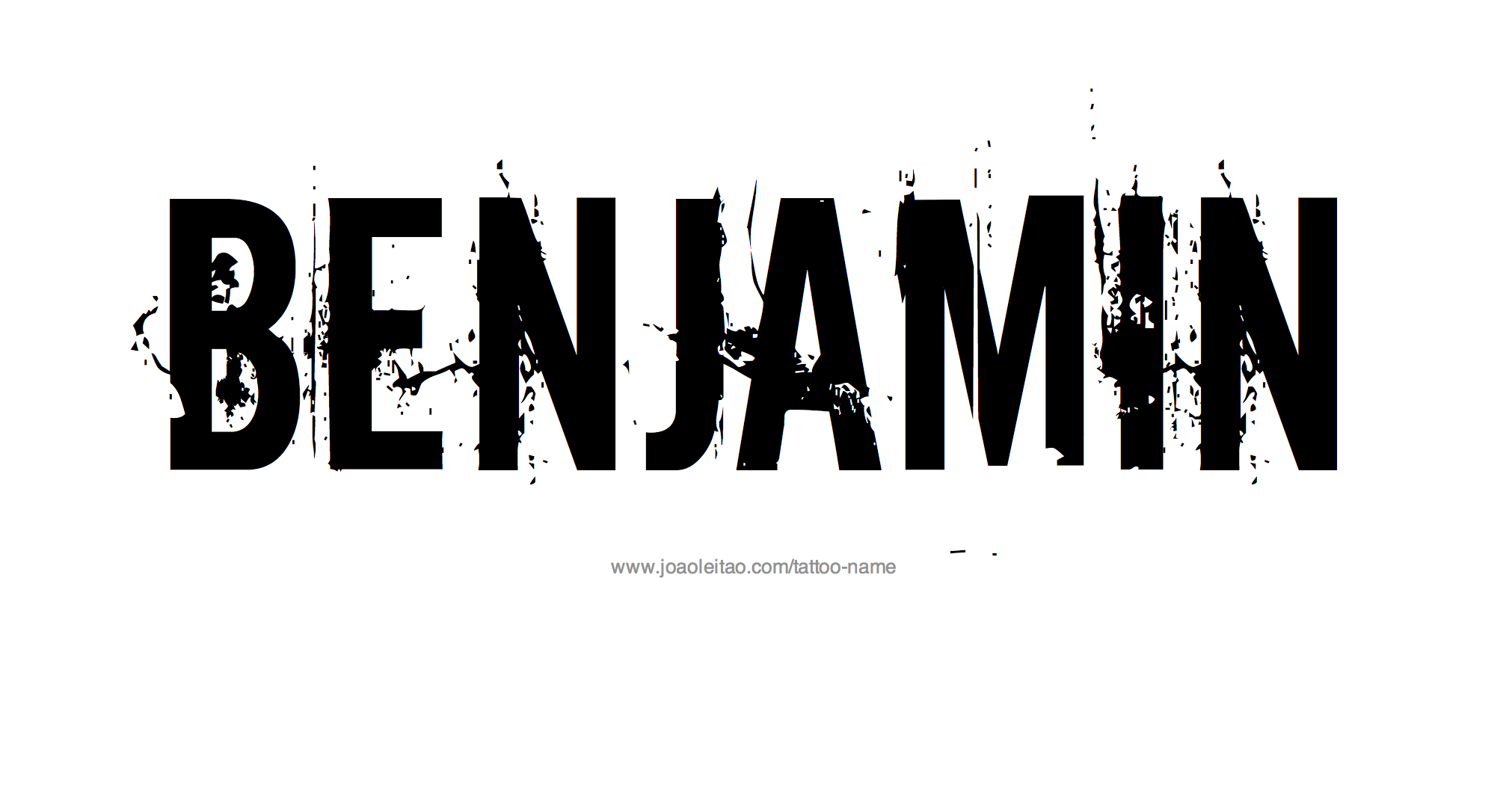 Tattoo Design Name Benjamin