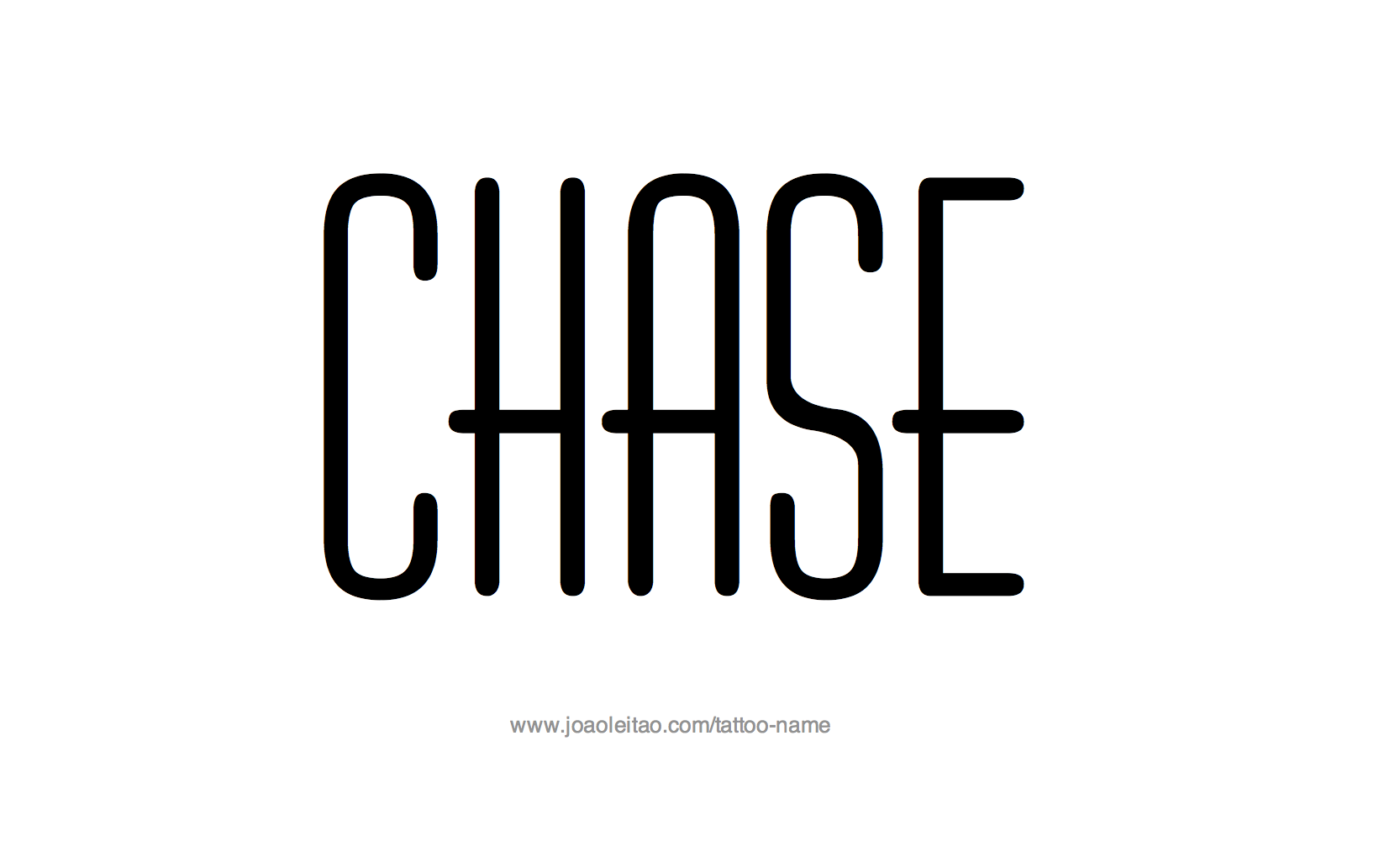 Tattoo Design Name Chase