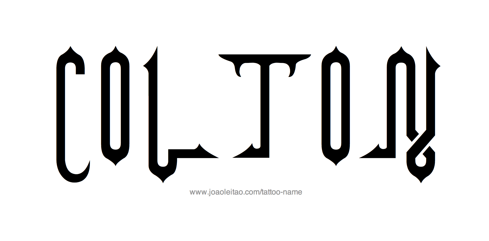Tattoo Design Name Colton