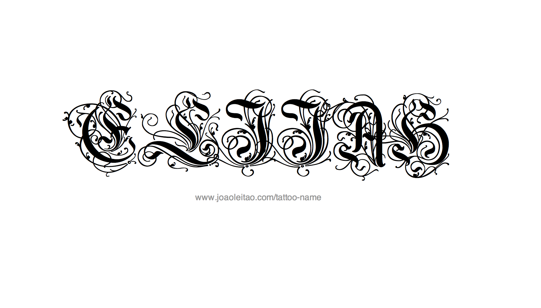 Font for Name Tattoo Designs