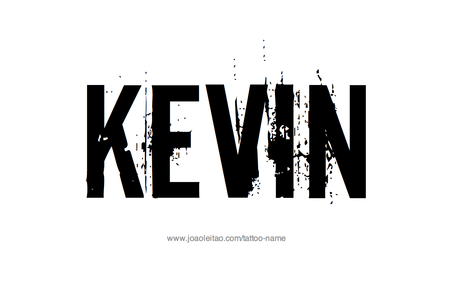 Tattoo Design Name Kevin