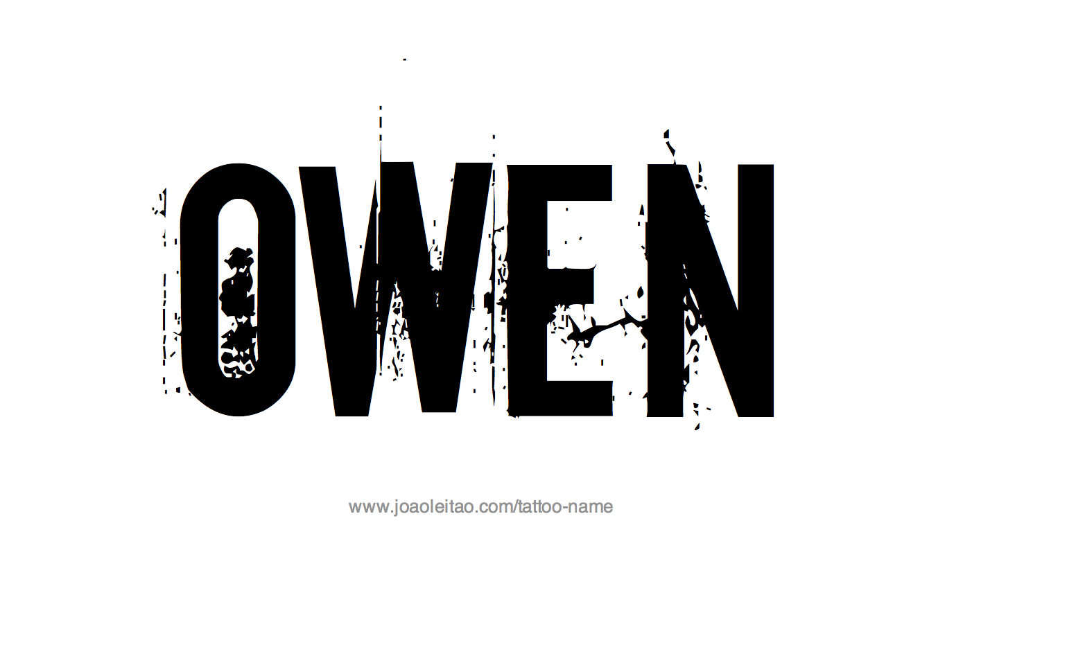 Tattoo Design Name Owen 