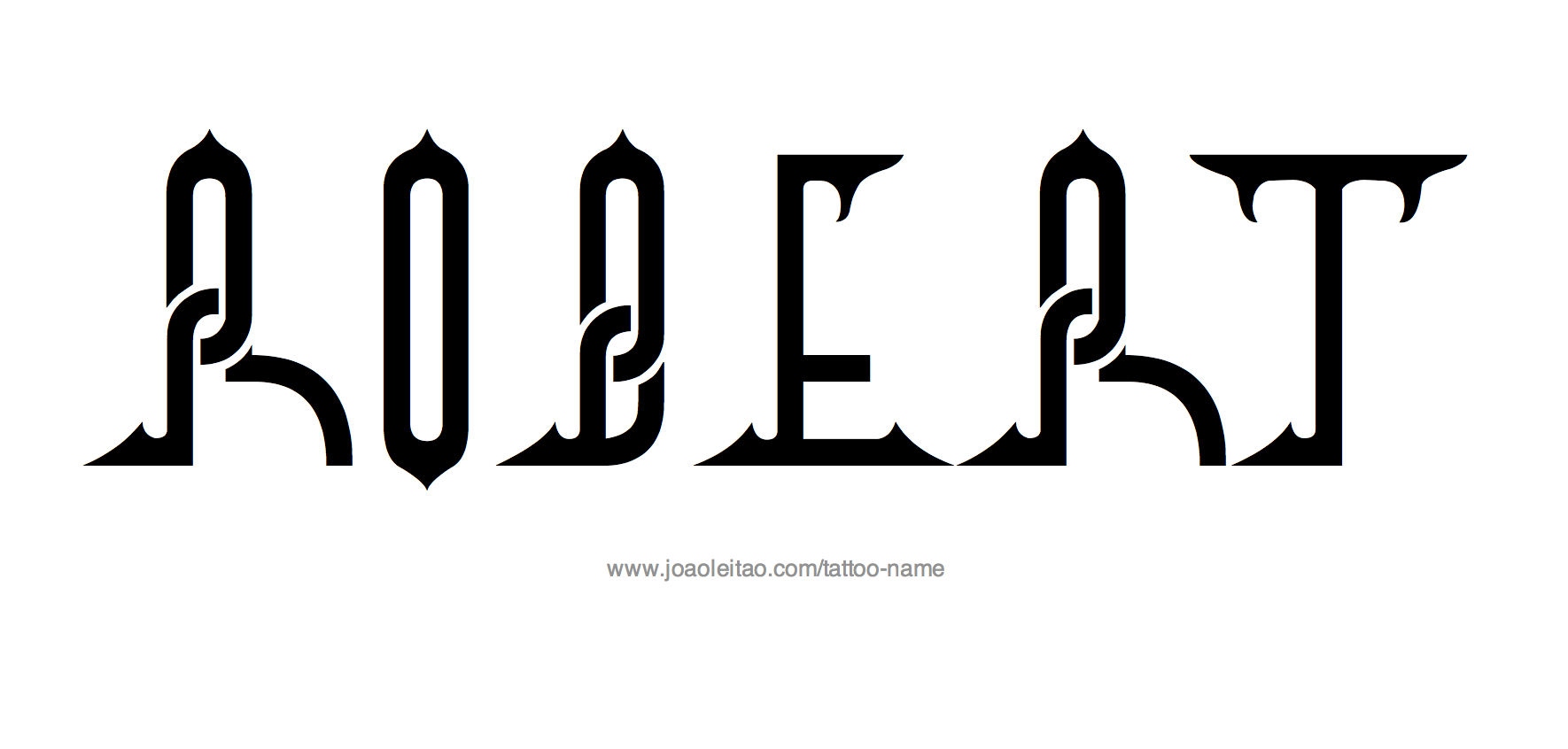 Tattoo Design Name Robert 