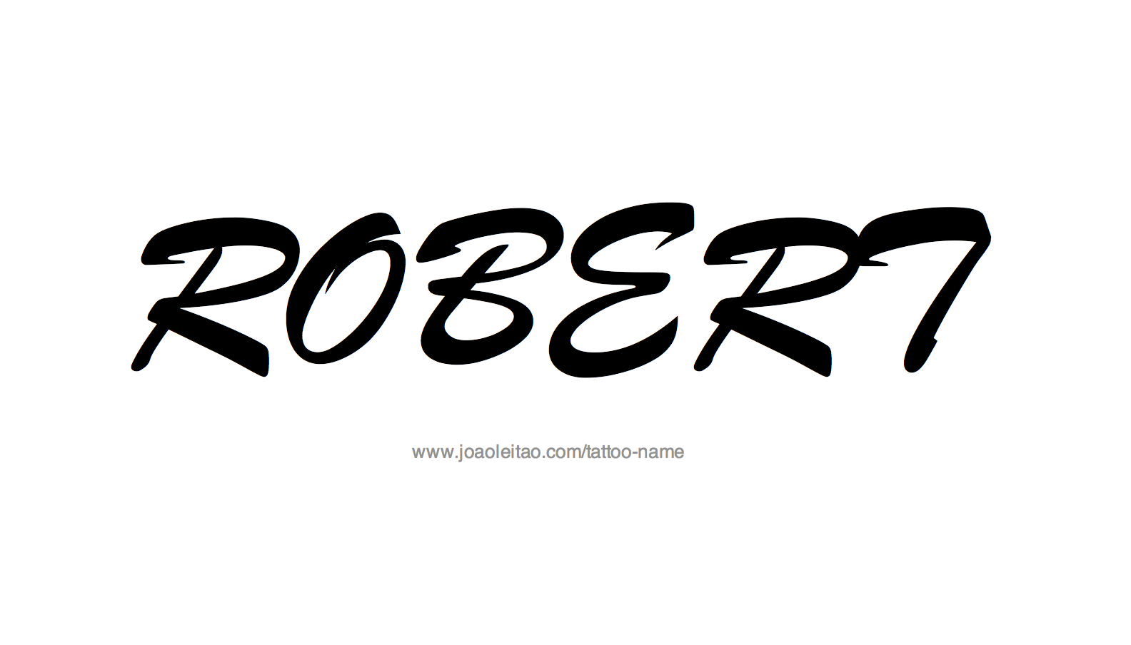 Tattoo Design Name Robert 