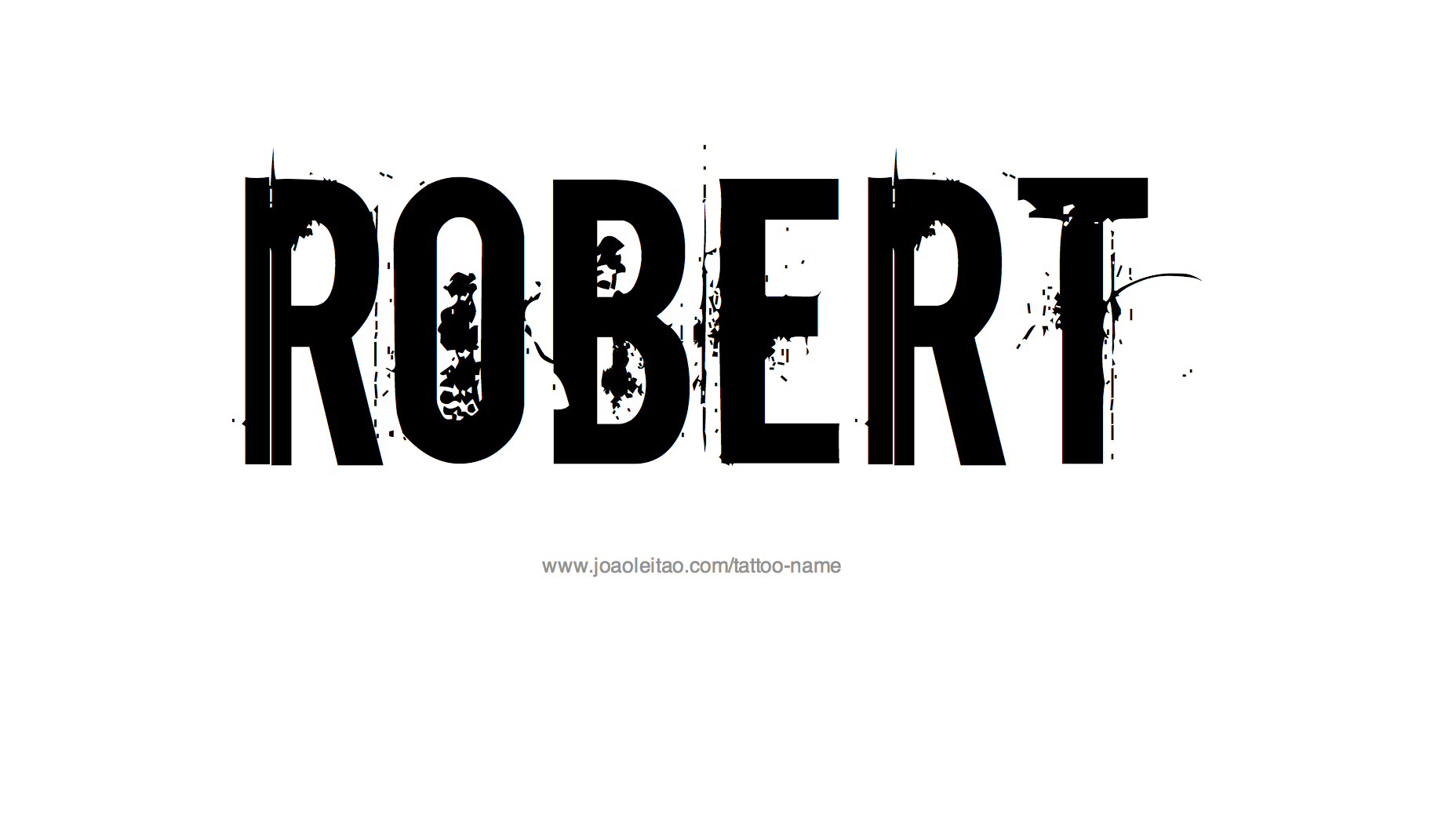 Tattoo Design Name Robert 