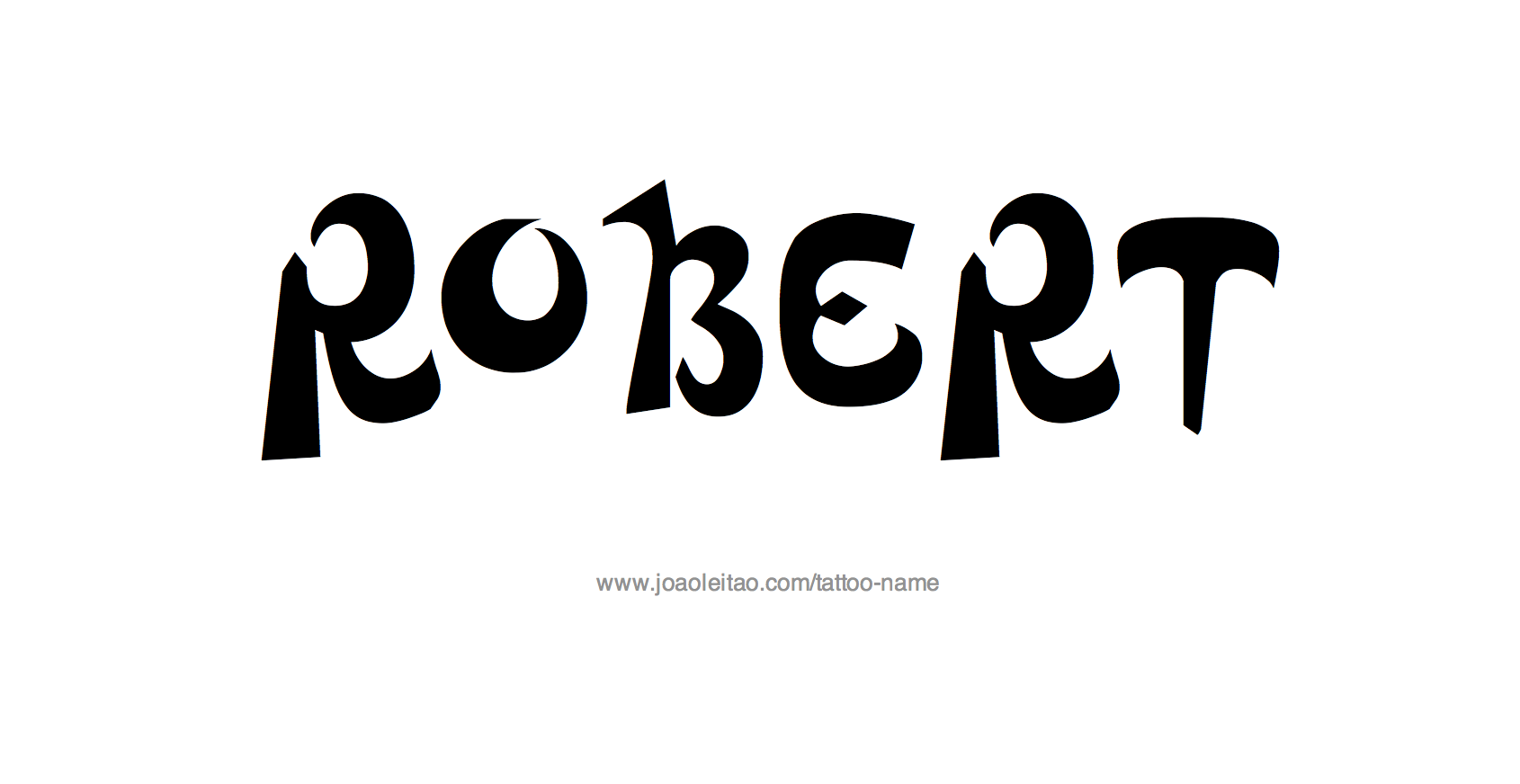 Tattoo Design Name Robert 