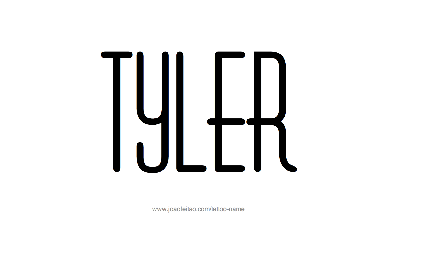 Tattoo Design Name Tyler 