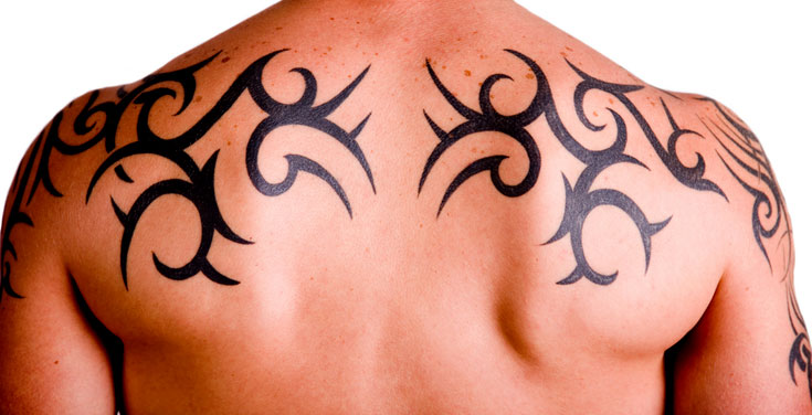 Back Tattoo for Men - Tribal Tattoo Design Ideas