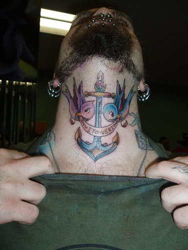 Anchor tattoo designs for men