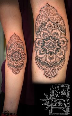 Ornamental arm tattoo designs for girls