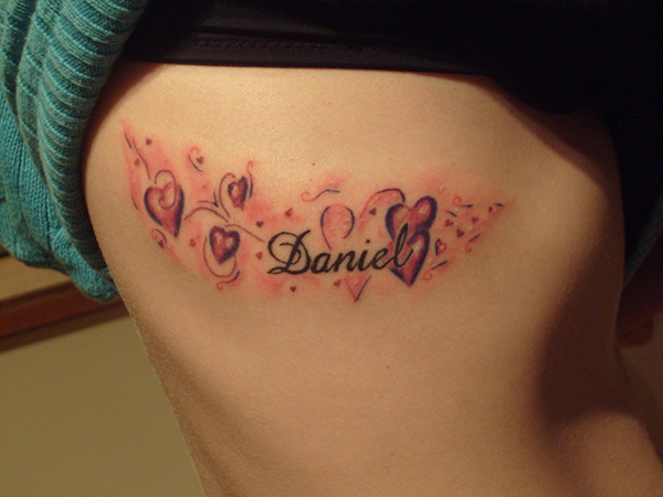 Heart Tattoo With Names