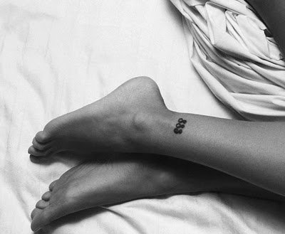Penelope Cruz Ankle Tattoo