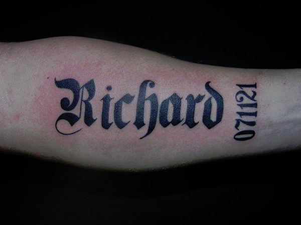 Tattoos For Men On Forearm With A Name