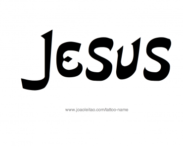 Jesus Name Tattoo Designs