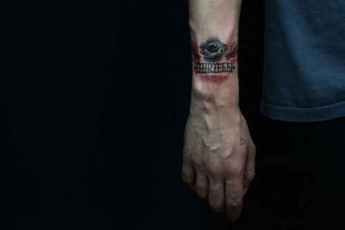 Eye tattoo designs ideas for men – man wrist tattoo