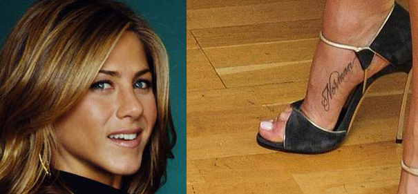 Aniston tatuagem em memória de cachorro