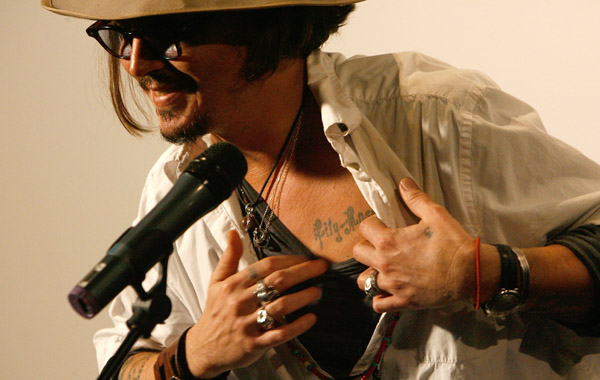 Tatuagem famosos Johnny Depp