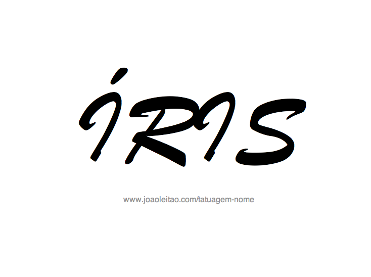  - iris-nome-feminino-desenho-tatuagem-4