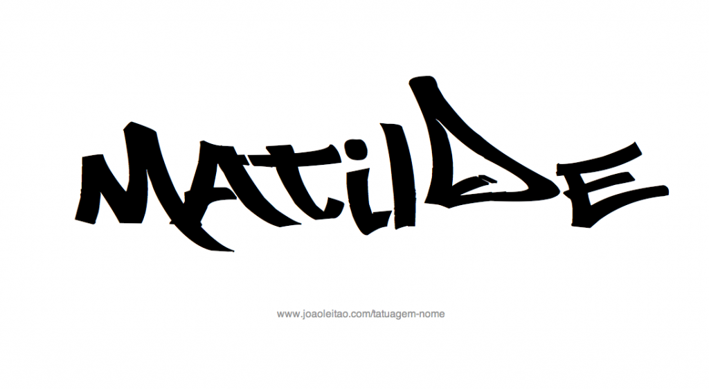 Desenhos de Tatuagem com o Nome Matilde