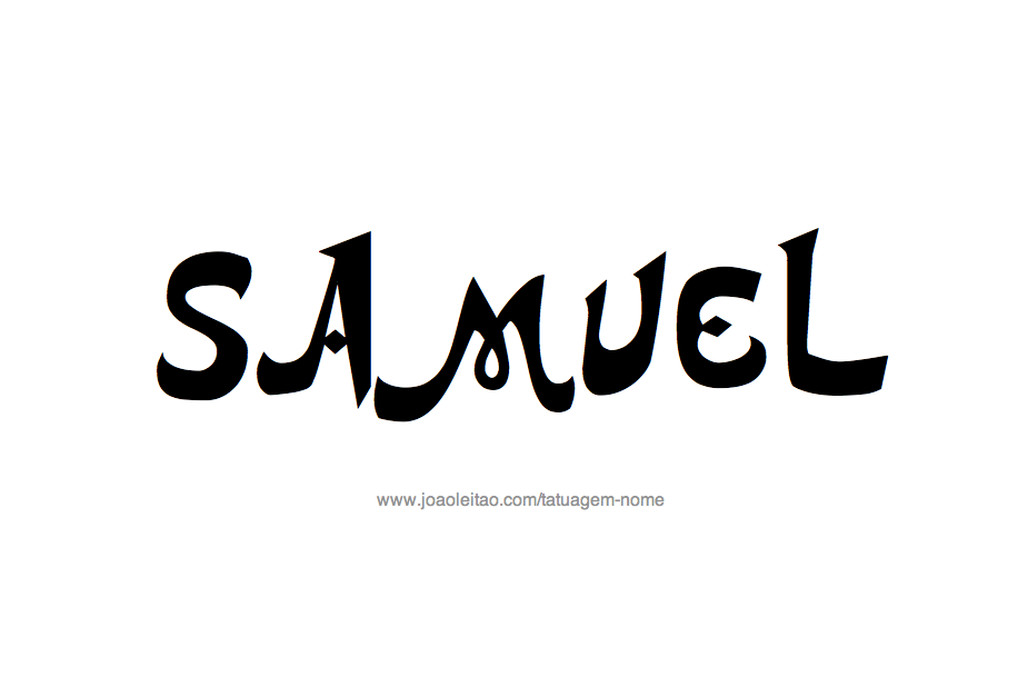 Desenho de Tatuagem com o Nome Samuel