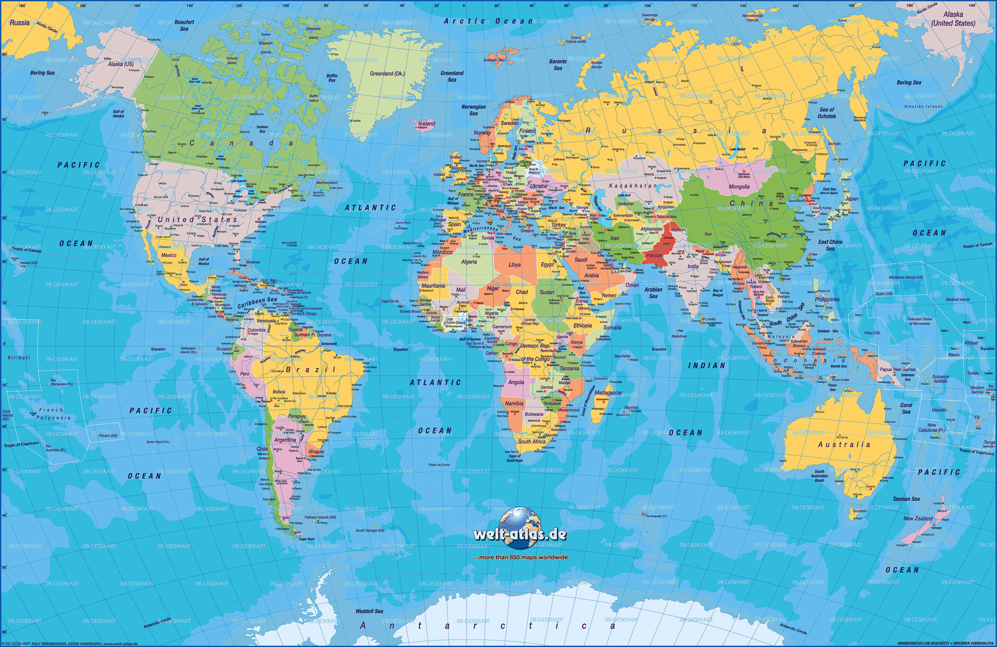 Mapa Mundo - Mapa Mundi, Roteiros e Dicas de Viagem